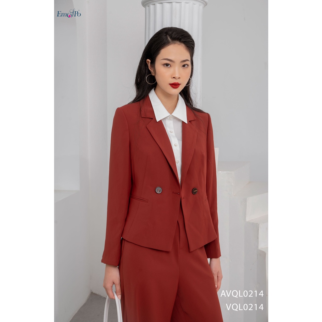 Áo vest Emspo dáng thời trang công sở AVQL0214