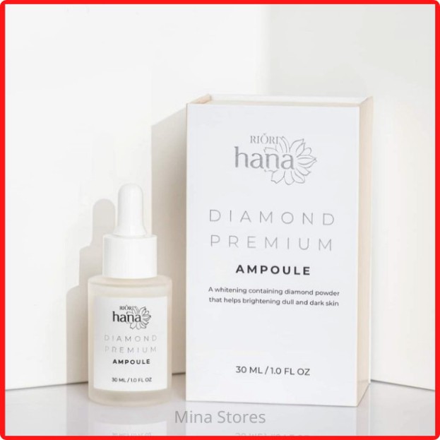 Tinh Chất DƯỠNG DA CHUYÊN SÂU ngăn ngừa lão hóa da, giúp da căng bóng Diamond Premium Ampoule RIORI 30ml [HOT]