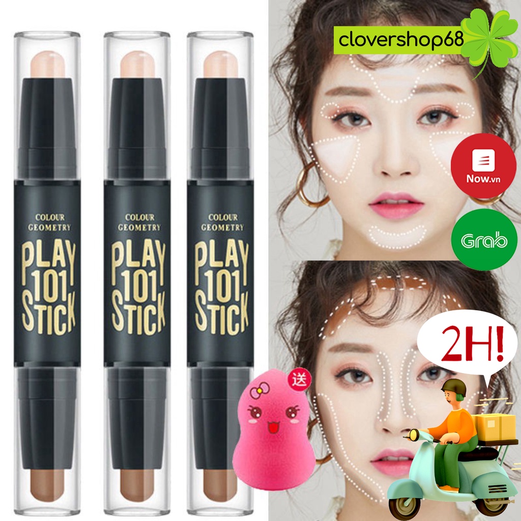 Thanh Tạo Khối Che Khuyết Điểm 2 Trong 1 Lameila Play 101 Stick Hàng Nội Địa Clovershop68