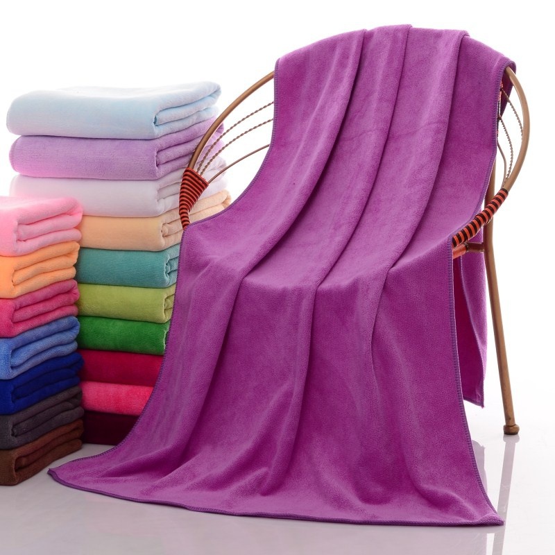 Khăn Tắm Vải Sợi Nhỏ Thấm Hút Tốt Kích Thước 70x140cm