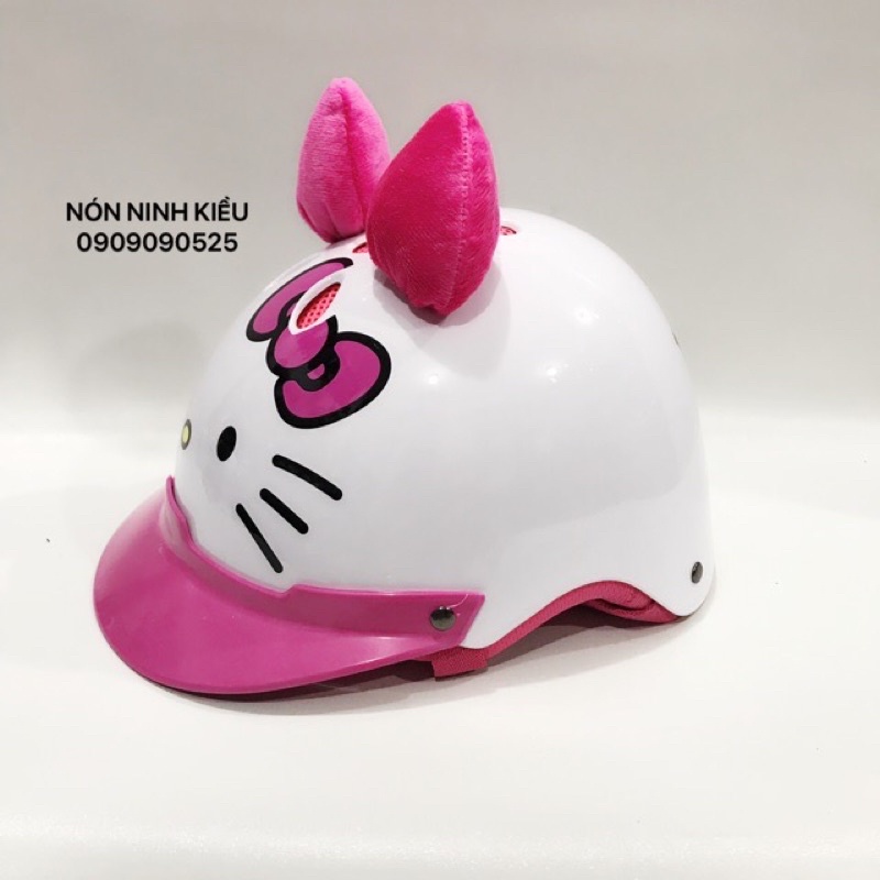 MŨ BẢO HIỂM TINTIN mèo kitty + Pikachu