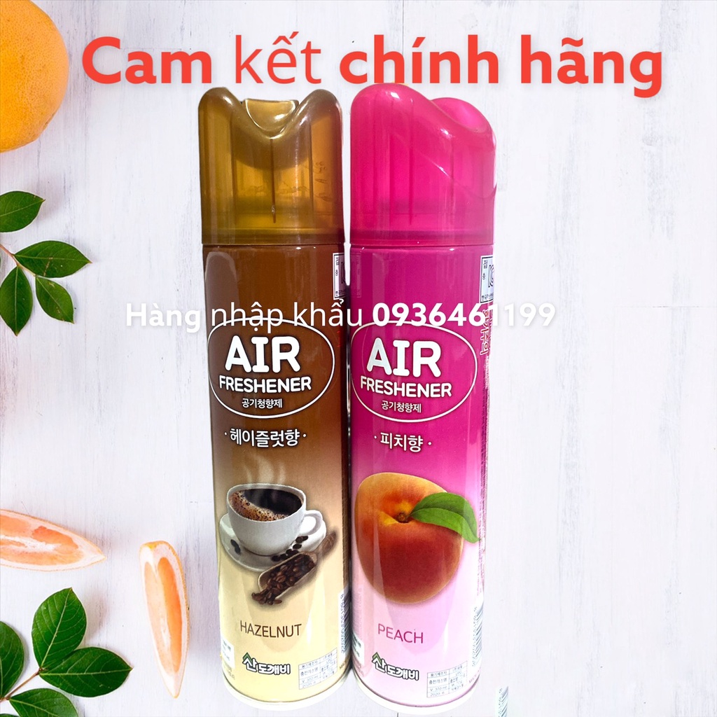 CHai to xịt khử mùi ô tô, nhà Air Freshener hương tự nhiên Hàn Quốc