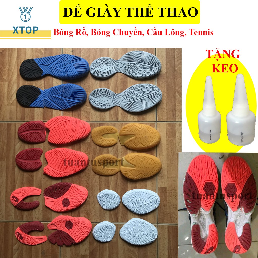 Đế giày thể thao, Đế giày bóng chuyền chính hãng tốt nhất XTOP