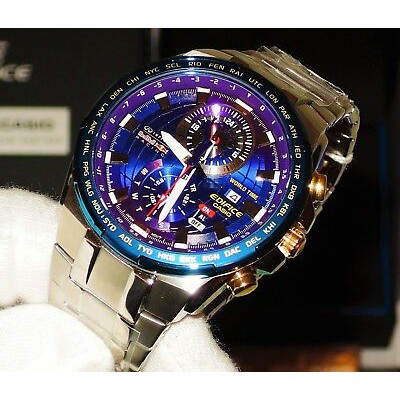 Đồng Hồ Nam Casio Edifice EFR-539D-1A2VUDF Dây Kim Loại - Nền Mặt Màu Xanh - Phiên B