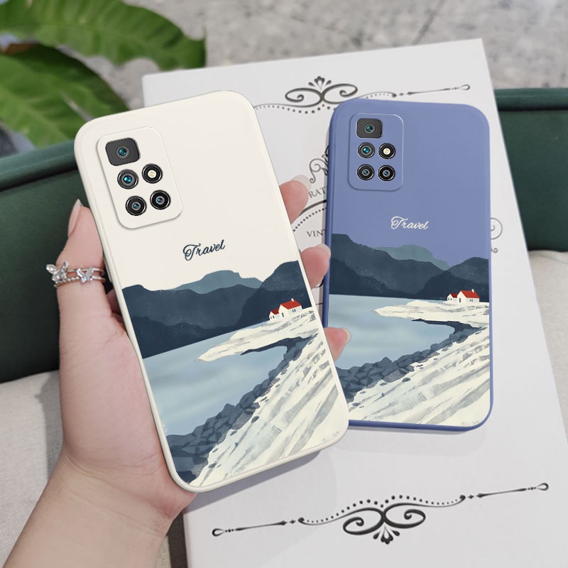 Ốp Điện Thoại Silicon Họa Tiết Iceland Cho xiaomi redmi 12c 12 10a 10 10c 5g 4g 2022