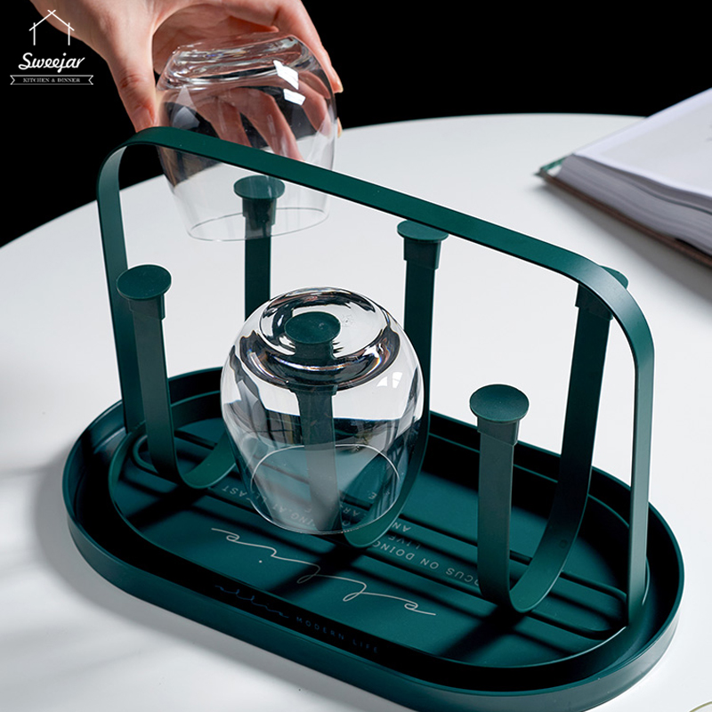 Giá đựng ly SWEEJAR làm bằng kim loại phong cách Bắc Âu thời thượng