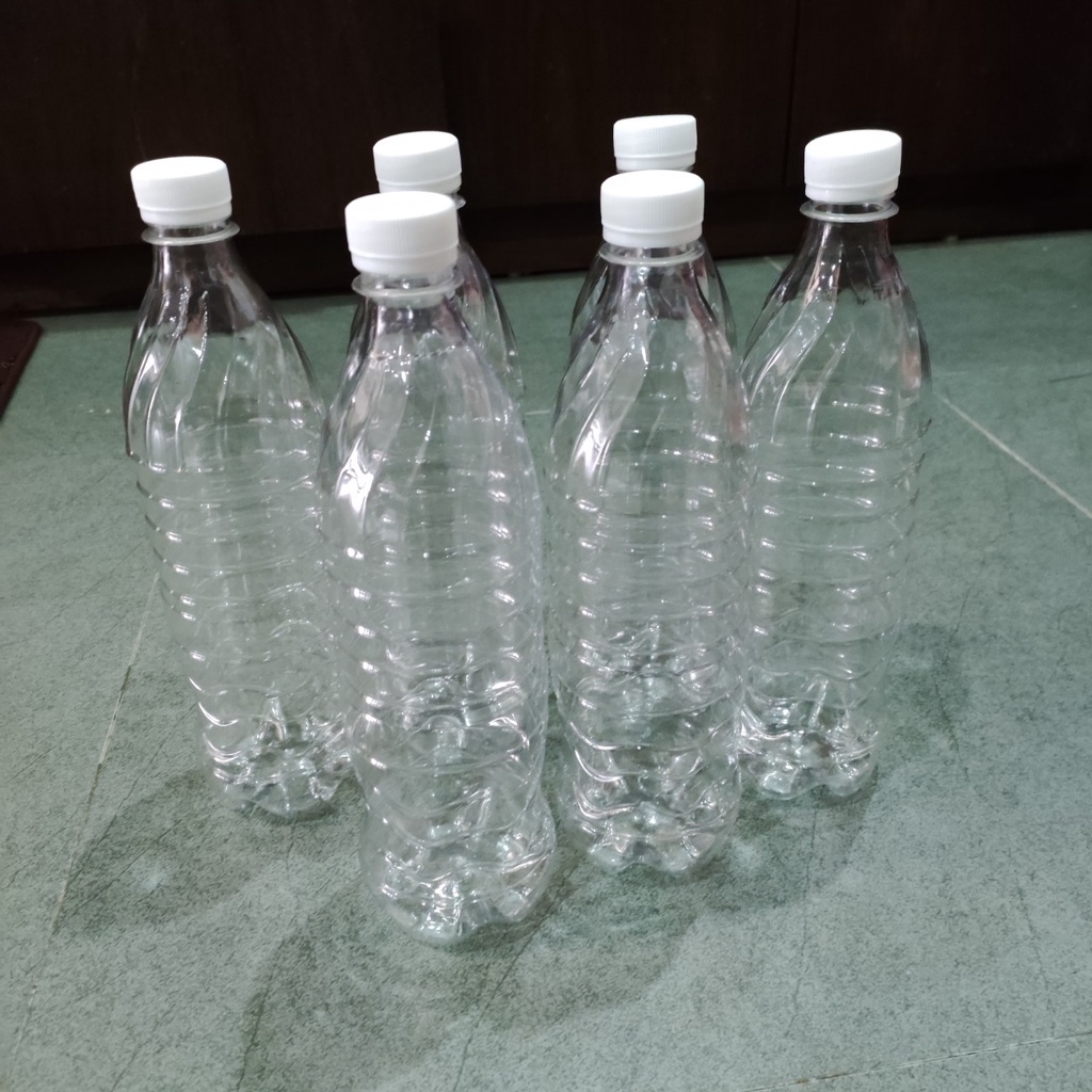Chai PET 350ml kèm nắp đen
