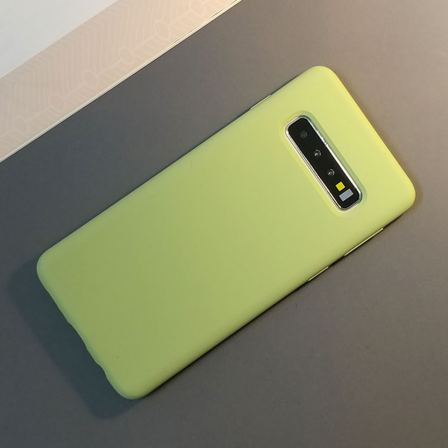 Ốp điện thoại chống sốc và dấu vân tay màu trơn cho Samsung Galaxy S21 Ultra Note 10 S21 Plus Lite Note 9 8 S9 Plus