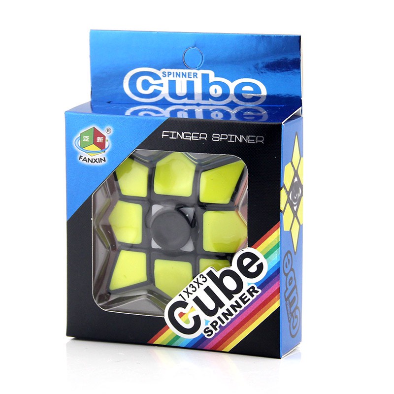 RUBIK 1x3x3 Sprinner 2 trong 1 - Rubic ngôi sao - Xếp hình rubik 1x3x3 - Kết hợp Con quay Sprinner cho bé