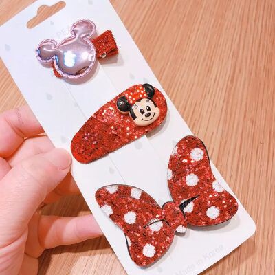 Set cặp tóc 22 mẫu cho bé gái - bảng 2 - Mickey