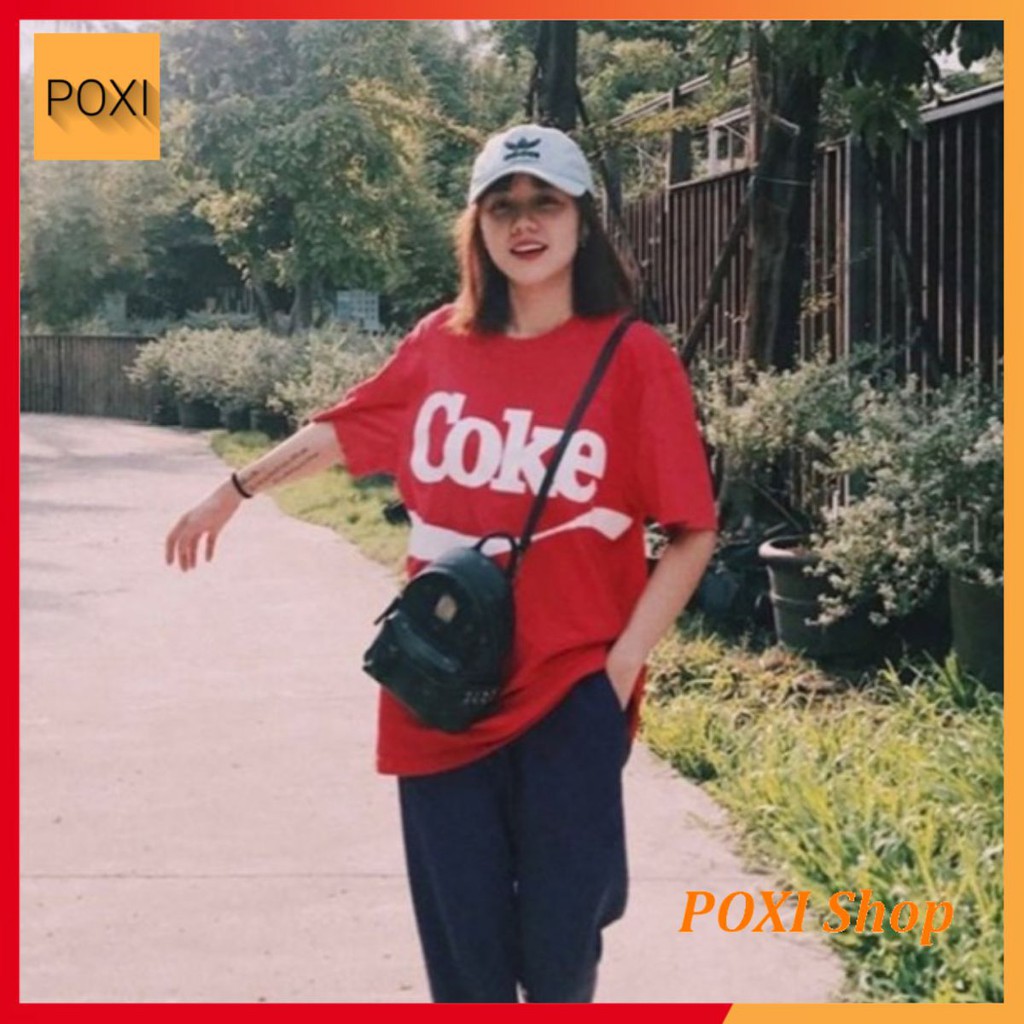 Áo Thun Chữ Coke Đỏ