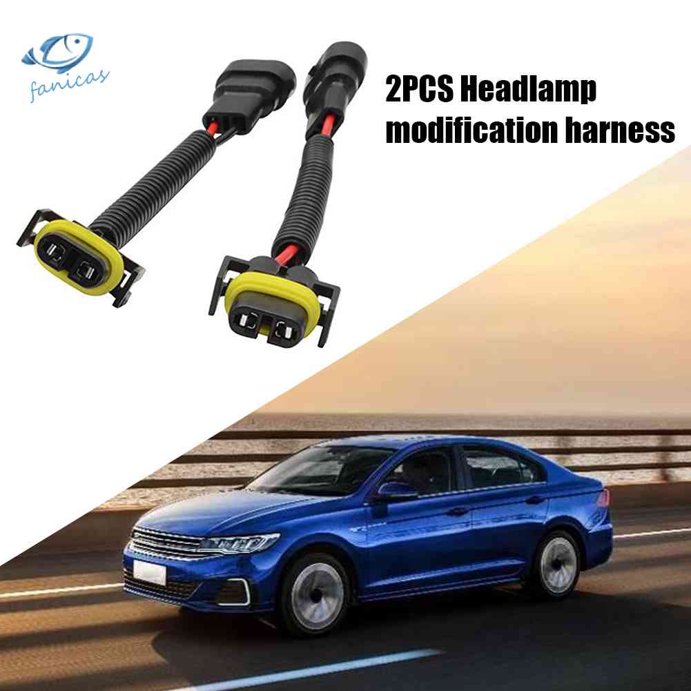 1 Cặp Cáp Chuyển Đổi FANIC H11 Female Sang 9005 9006 8 inch