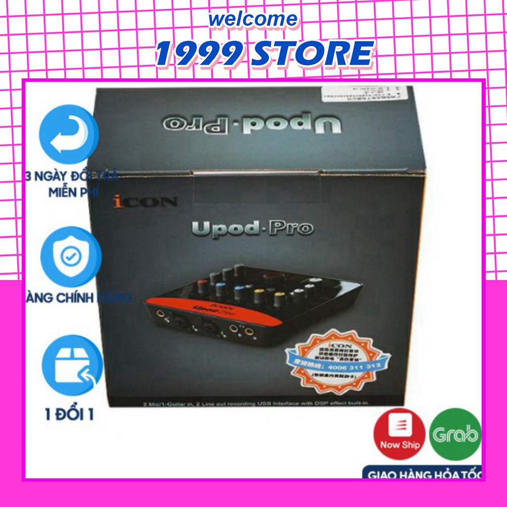 Sound Card Hát Karaoke Thu Âm Live Stream Icon Upod Pro Chính Hãng | 1999 Store