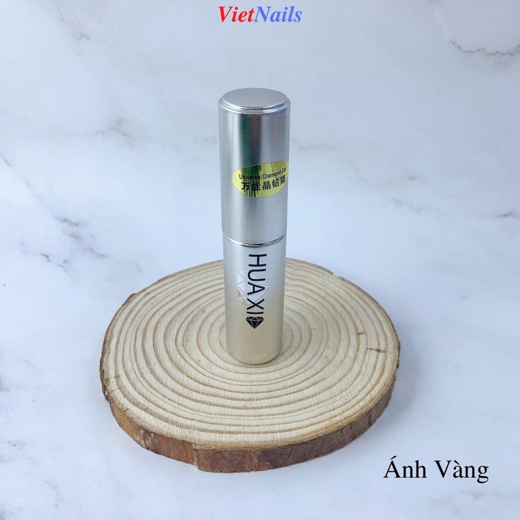Top Mắt Mèo Huaxi Sơn Gel Mắt Mèo Kim Cương Ánh Nhũ Lấp Lánh