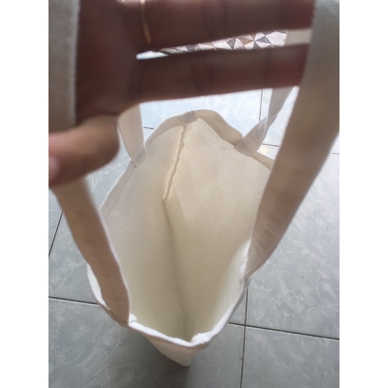 Túi vải bố( túi canvas) trắng 33x38cm | BigBuy360 - bigbuy360.vn