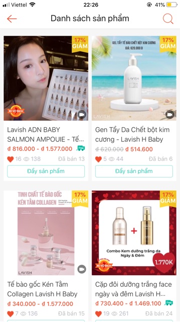 [ HÀNG CHÍNH HÃNG ] Tế Bào Gốc DNA Cá Hồi Baby - Lavish H Baby (Korea)