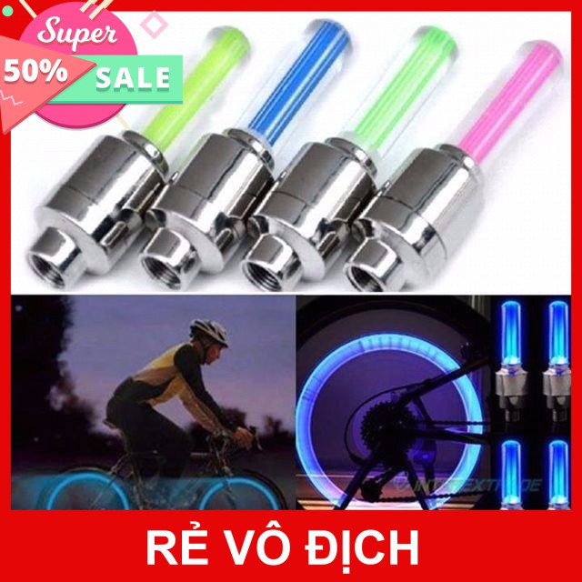 Đèn Led gắn van xe đạp xe máy - bán rẻ nhất
