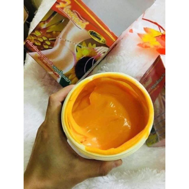 Kem Tan Mỡ Bụng Gừng Ớt Flourish Thái Lan 500gr - chính hãng