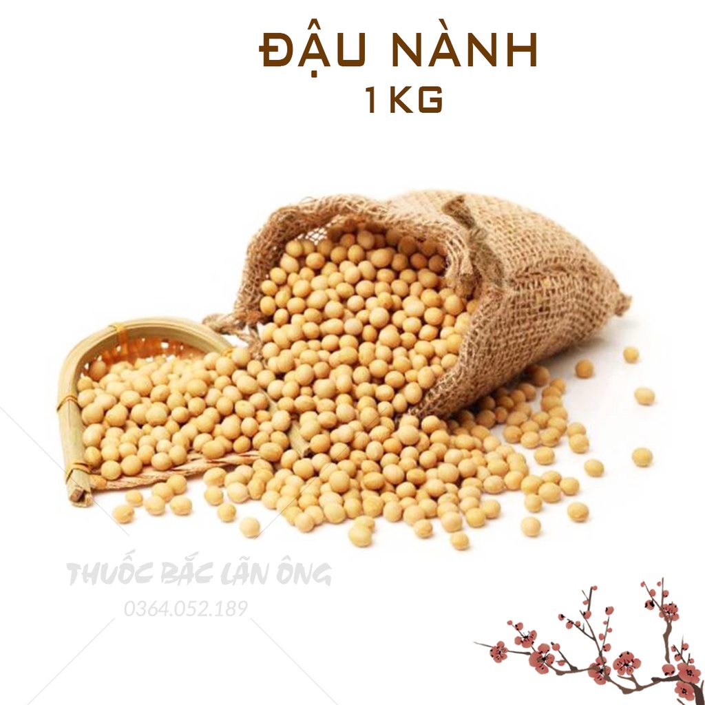 Đậu nành 1kg (Đỗ tương, làm sữa hạt, tào phớ, tàu hũ)