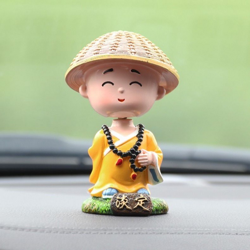 Tượng chú tiểu bình yên trang trí ô tô, nhà cửa/ Sét tượng chú tiểu nhiều mẫu 💕FREESHIP 50k💕 - Dear Ladies
