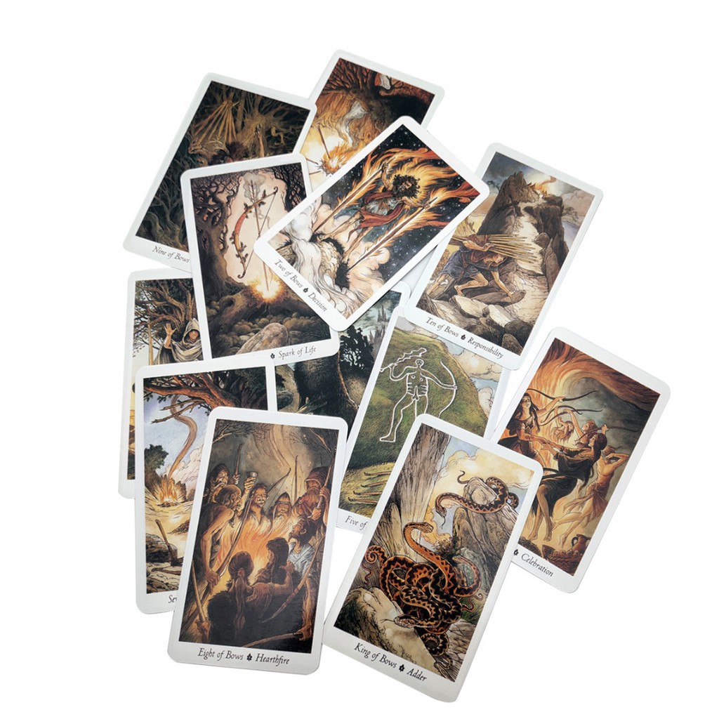 Combo Bài Tarot Wild Wood H2 và Túi Nhung Đựng Tarot