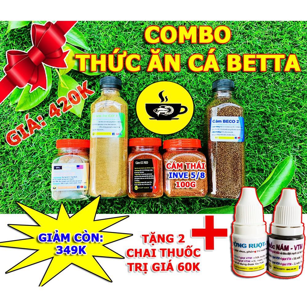 Combo thức ăn cho BETTA từ mới nở đến trưởng thành ➡️