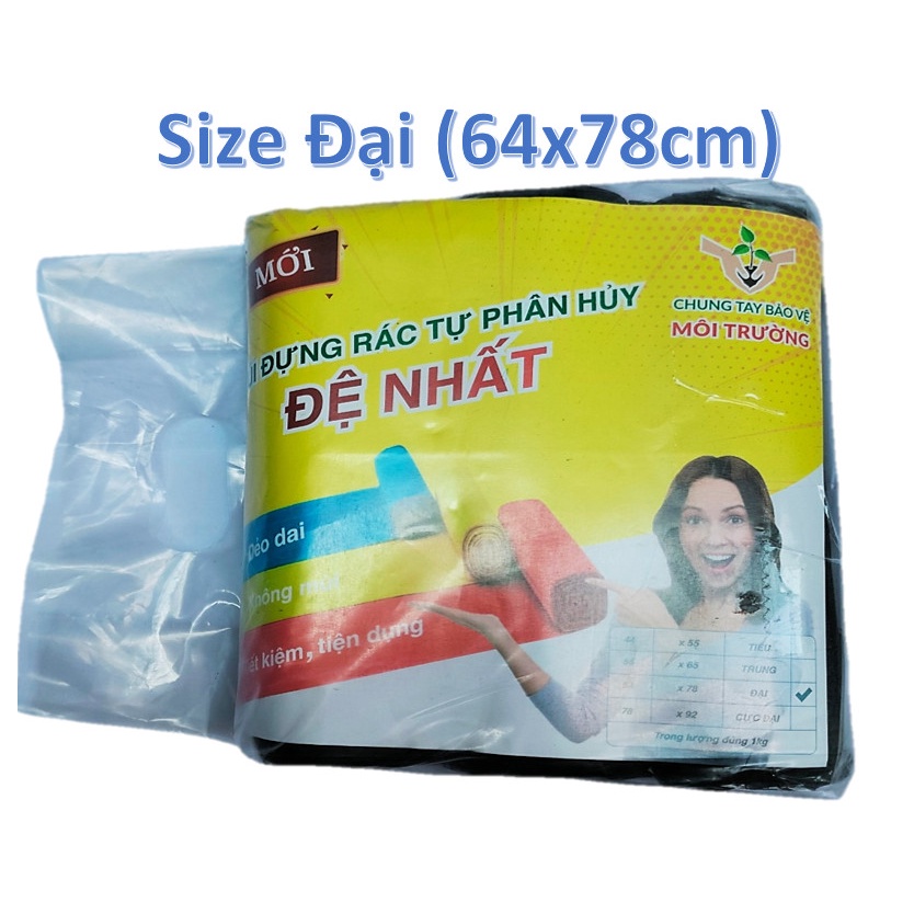 Túi Đựng Rác Đen 1kg Tự Hủy