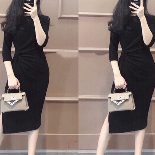 Váy nhũ xoắn eo