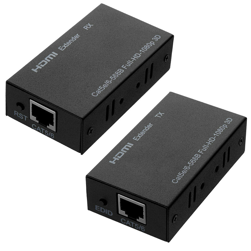 Bộ Chuyển Đổi Mở Rộng Hdmi Cat5e / 6 Rj45 Up Sang 200ft 60m 1080p 3d