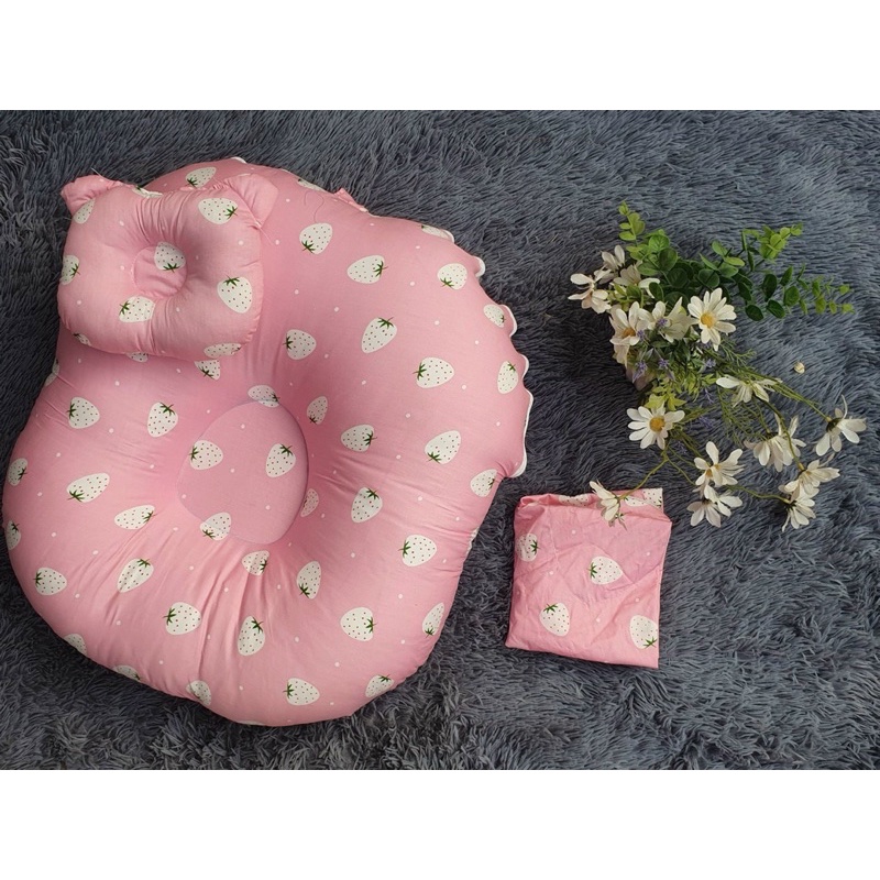 Gối chống trào ngược cho bé (tặng kèm gối lõm)