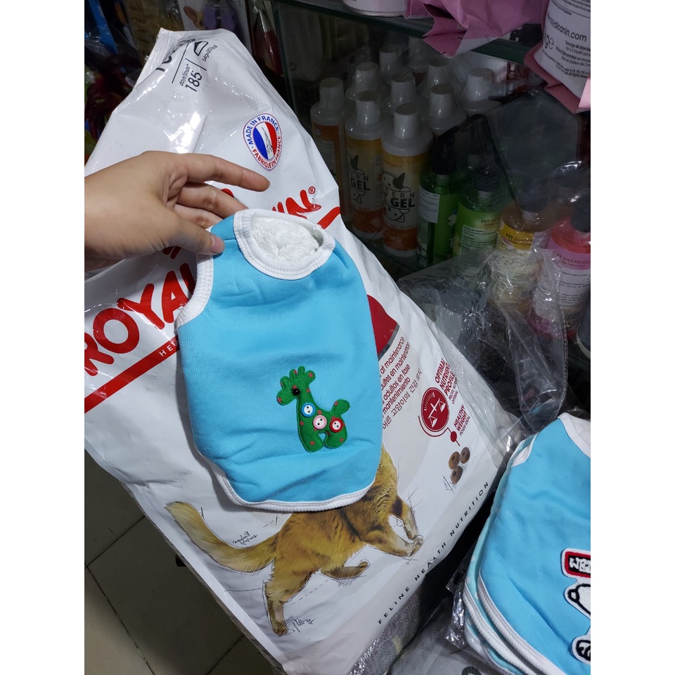 Quần áo nỉ trần bông cho thú cưng