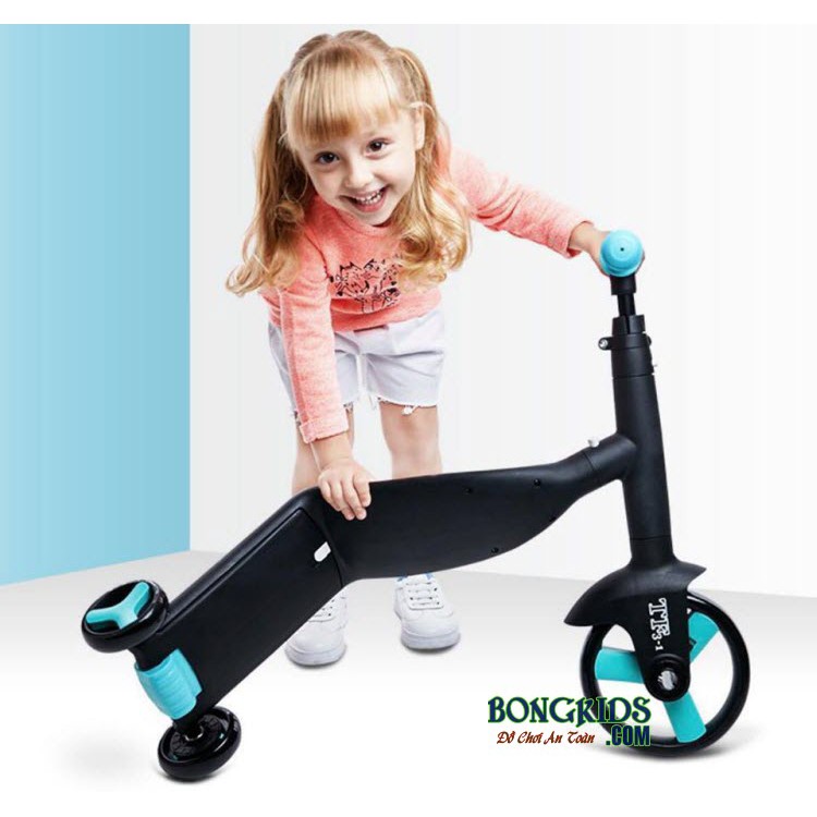 Xe đa năng 3 in 1 cho bé đạp - chòi chân - trượt scooter Nadle (bé 2-8 tuổi)