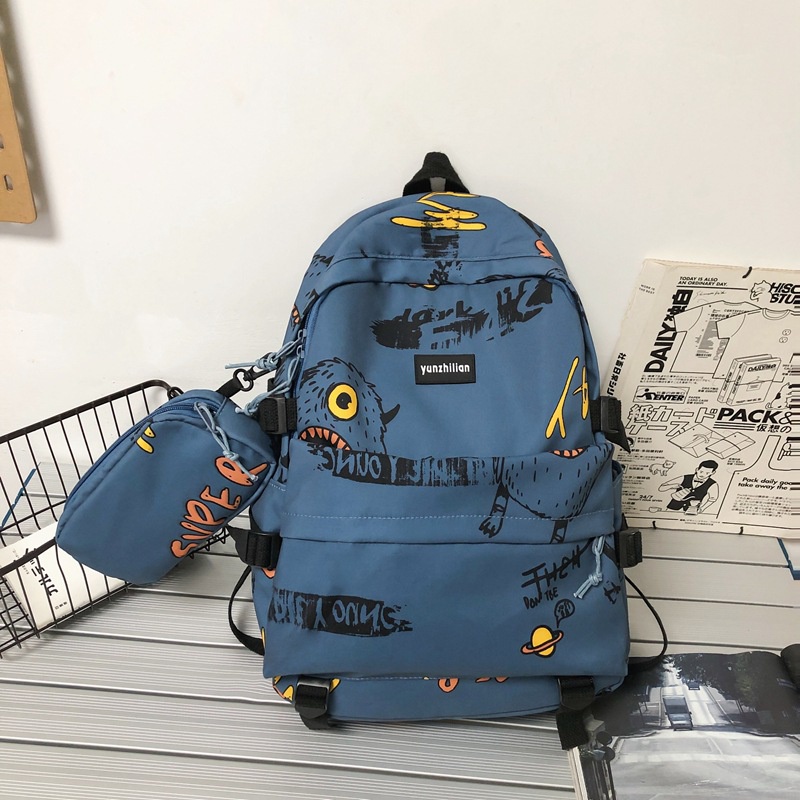 Ba Lô Đi Học / Du Lịch Sức Chứa Lớn In Họa Tiết graffiti Thời Trang