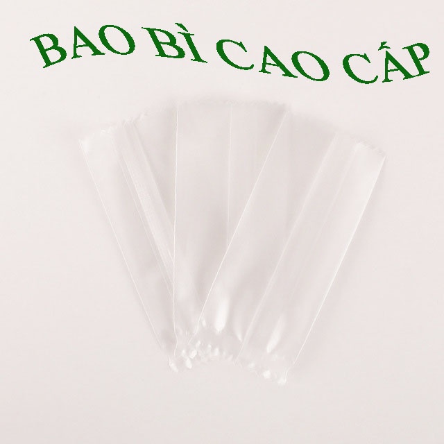 Bao bì đựng kẹo Trắng Mờ, hàn miệng, 100túi/sp, túi bao bì/ túi opp - HVL TEA