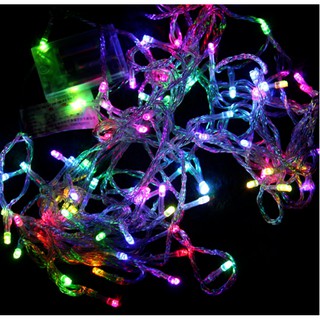 Dây đèn chớp nháy nhiều màu trang trí giáng sinh noel, nhà hàng, khách sạn