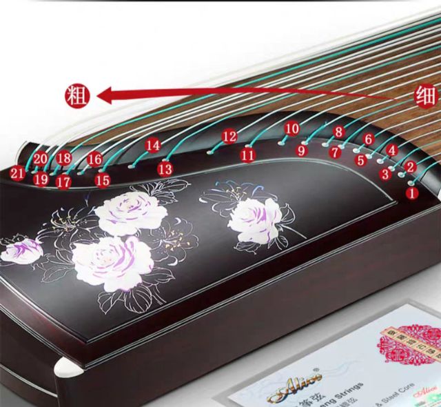 Dây đàn cổ tranh - guzheng . Dây lẽ. .Dây bộ hiệu alice