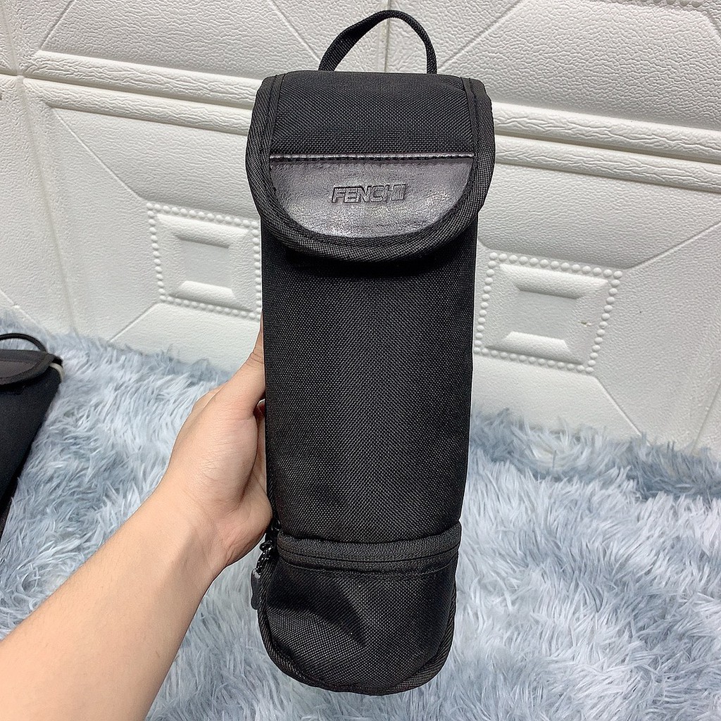 2F13 Túi đựng đèn Flash và phụ kiện có ngăn nhỏ đựng pin túi chống sock cho đèn flash