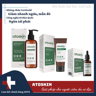 ATOSKIN - Bộ sản phẩm cho da cơ địa [sữa tắm/ shower, serum, kem, cream] [Atokin, autoskin]