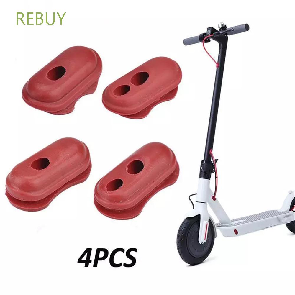 Set 4 nắp đậy cổng sạc bằng silicon bền nhiều màu cho xe Scooter điện Xiaomi M365 M365/M365 Pro