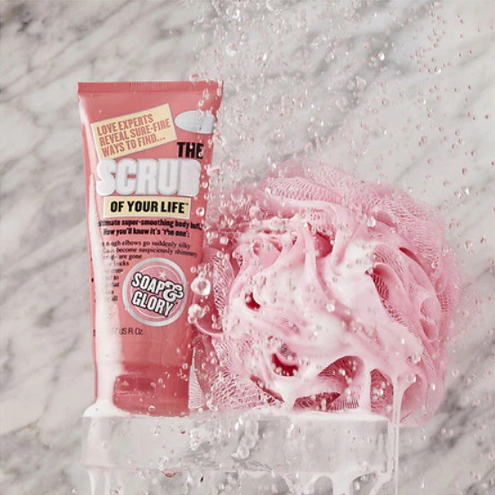 Tẩy da chết toàn thân Soap and Glory Flake Away / The Scrub Of Your Life Body Scrub Smoothing Body Buffer (200ml)