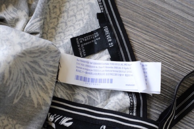 Jumpsuit trái thơm F21