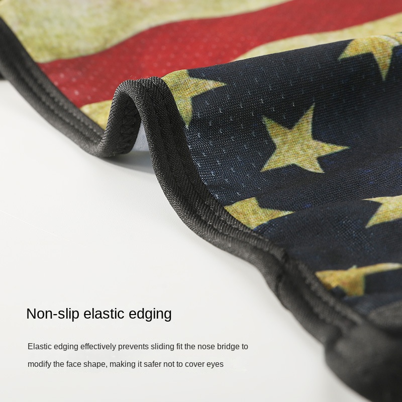 Khăn Che Mặt Bằng Lụa Lạnh Hình Tam Giác Che Phủ Tai Tiện Dụng