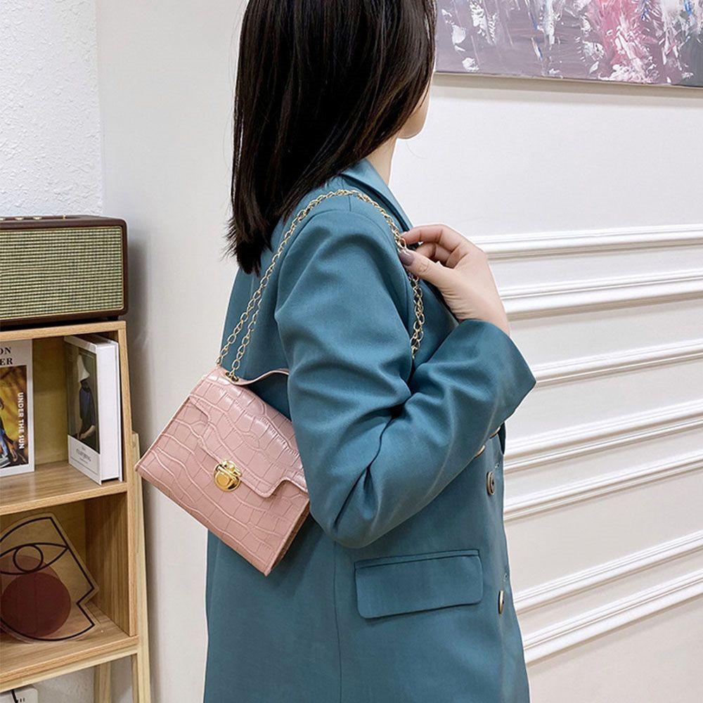 PINEVN Túi Xách Da PU Hình Vuông Thời Trang Cho Nữ