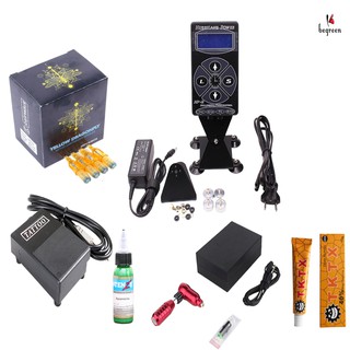 Combo Ưu Việt Bộ Máy Xăm Thunder Pen Kết Hợp Nguồn Storm - Tặng kèm mực tập và kim ngòi