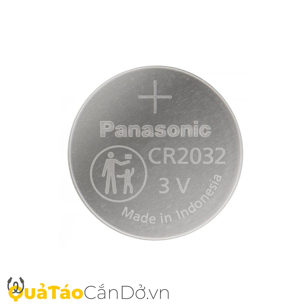 Pin thay thế cho Airtag - Panasonic CR2032, pin khuy áo cúc áo nút áo Made in INDONESIA chất lượng cao CHÍNH HÃNG