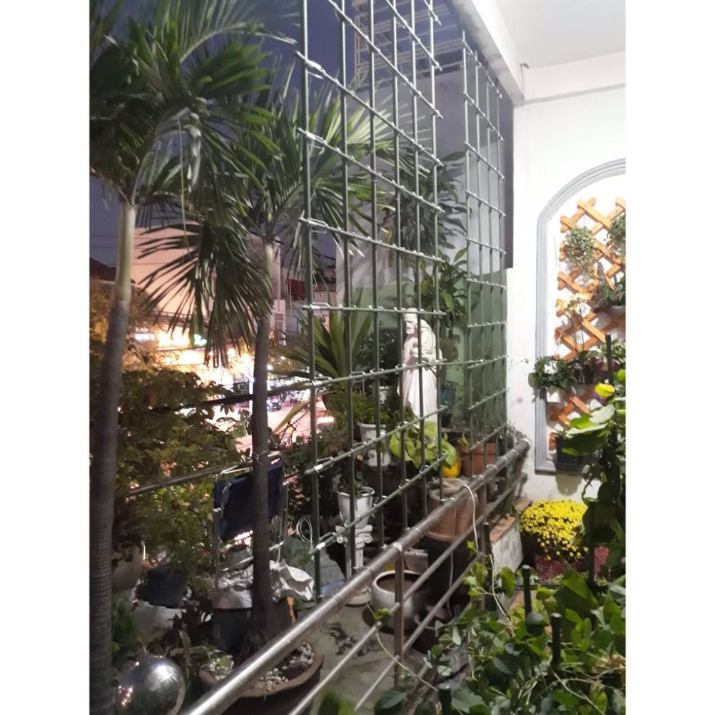 COMBO 5 Ống Thép Bọc Nhựa Dùng làm Khung Đỡ,Giá Đỡ Hoa Hồng Leo,Giàn Leo Bầu Bí Mướp,Khung cây thép
