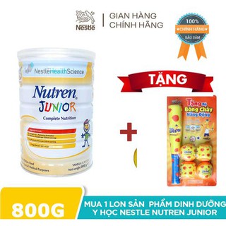 Nutren Junior 800g. Hỗ trợ tăng cân hiệu quả. Sữa chính hãng Nestlé Thụy Sĩ.