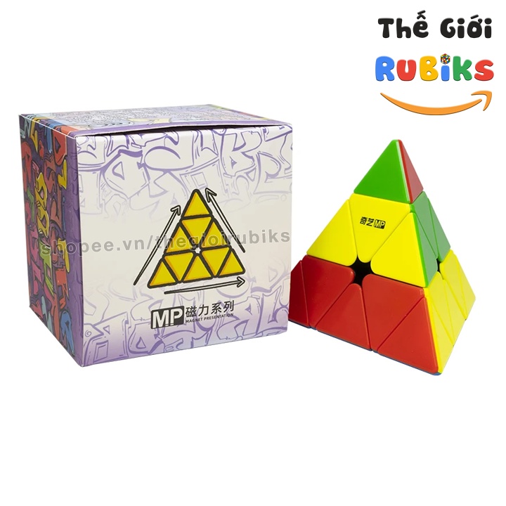 Rubik Tam Giác Nam Châm QiYi MP Magnetic Pyraminx 3x3