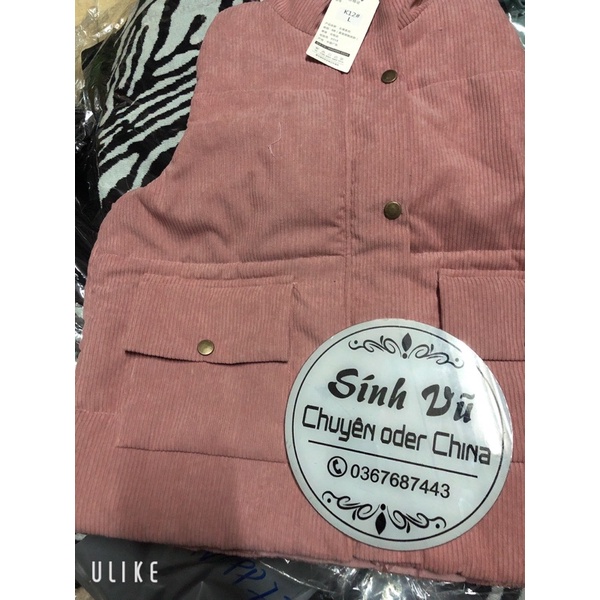 Áo phao gile nhung ,áo khoác nhung tăm (size vừa khách tham khảo muốn rộng nhỉnh size) sẵn | BigBuy360 - bigbuy360.vn