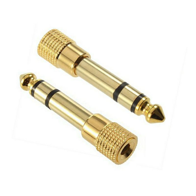Jack 3.5 sang 6.5mm , đầu jack chuyển đổi 3.5 sang 6.5mm